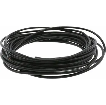 elektrický kabel INSTALAČNÍ ELEKTRICKÝ KABEL KULATÝ LANKOVÝ LGY ČERNÝ 1x10 mm2 - 1 m