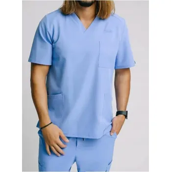 Pánská mikina Lékařská Mikina SpaWear , modrá, L