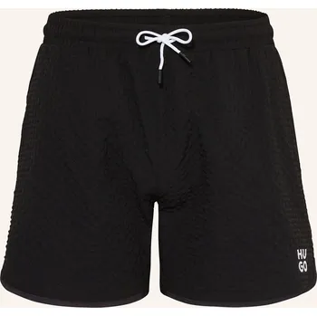 Pánské plavky Hugo Pánské Koupací Šortky Chaffle, černá, 48/S