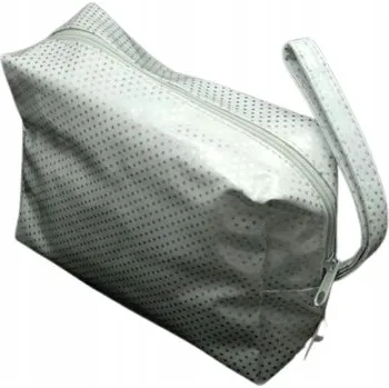 Kosmetická taška Dámská kosmetická taštička bílá s hvězdičkami