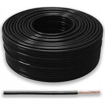 elektrický kabel Vodič A-M jednožilový lanko LgY černý 1x1 mm2 10 m