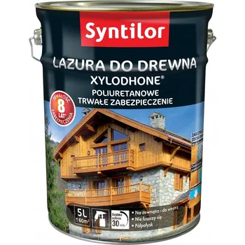 Lak na dřevo Lazura na dřevo XYLODHONE HP 5 l Bílá SYNTILOR