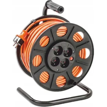 Napájecí kabel Prodlužovací Kabel bubnový, zahradní Maan 20 m 4 ks oranžový