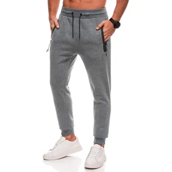 Pánské jednotné tepláky BASIC - grafitový melír V-7 EM-PABS-0104 - XXL