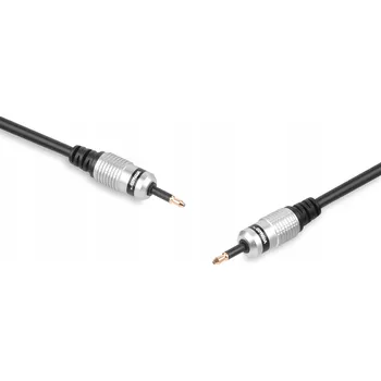 Audio kabel Optický kabel Vitalco OP55 minijack 3,5 mm - minijack 3,5 mm, délka 1 m