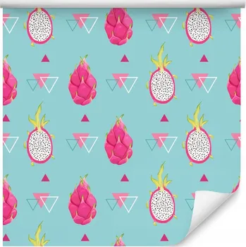 Fototapeta Tapeta Dračí Ovoce geometrická do kuchyně