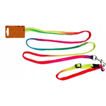 Obojek pro psa Vodítko + obojek pro kočky se zvonkem 140 cm