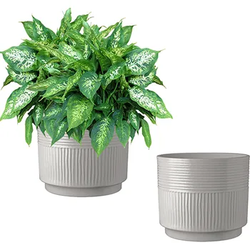 Květináč obal keramický Nara pr16 šedý