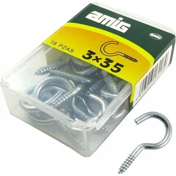 Vrták Vruty do dřeva Amig 3 x 35 mm 18 ks