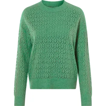 Dámský svetr esmara® Dámský pletený svetr (zelená, L (44/46))