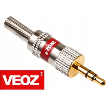 Profesionální konektor JACK VEOZ 2.5mm stereo VE-253 - Ideální pro audiofily