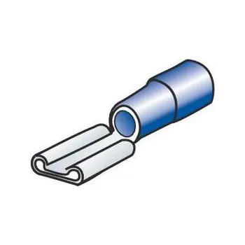 Auto-moto Lampa Konektory na motorku – ploché, samice, modré 6,3 x 0,8 mm