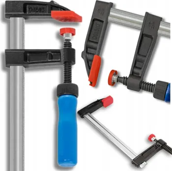 Truhlářská svěrka TRUHLÁŘSKÁ SVĚRKA ZÁMEČNICKÁ 600x80mm SVĚRKA TYPU F ŠROUBOVACÍ