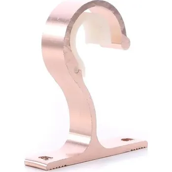 Věšák Kovový háček na závěs | Držák závěsu - Růžové zlato