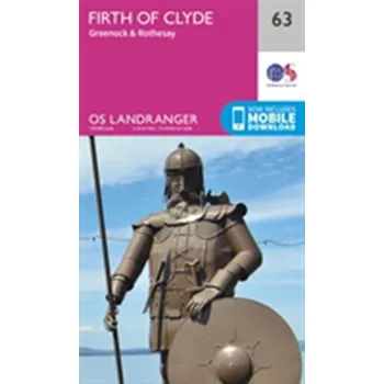 Encyklopedie Firth of Clyde, Greenock & Rothesay - Ordnance Survey [EN] (2016, Skládaná mapa, Ordnance Survey)