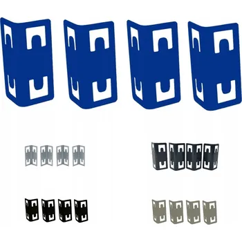 regál Regál Wamar-Sosenka 3,1 x 7,6 x 1 cm, modré odstíny