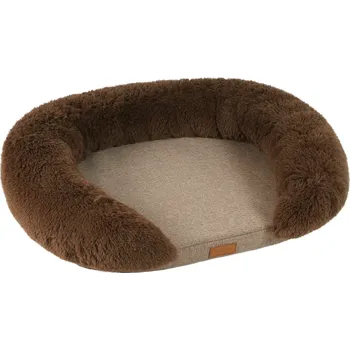 Pelíšek pro psa O'LALA PETS PELECH FANTASTIC LUXURY HNĚDÁ Velikost: 110X80 CM