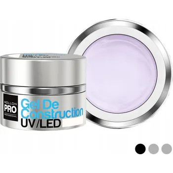 Lak na nehty Stavební gel UV/LED 07 SNOWY WHITE 30 ml. Mollon