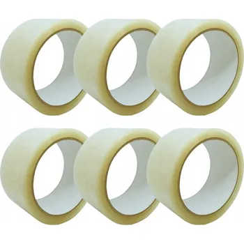Lepicí páska Balicí páska SABA transparentní, šířka 48 mm, délka 60 m, 6 ks