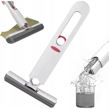 MINI MALÝ PLOCHÝ MOP SE ŽDÍMAČEM NA OKNA A POLIC