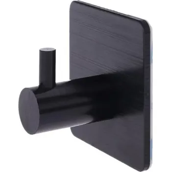 Držák na ručník Nerezový držák ručníků na zeď | věšák na ručníky, koupelnový doplněk - Černý