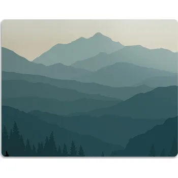 Miska pro psa Podložka pod misku pro psy a kočky - Hory, výhled 90x60 cm