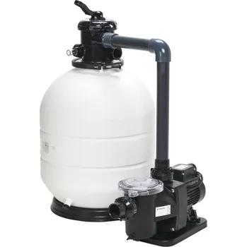 Bazénová filtrace Filtrační zařízení KIT ROMA 600 12m3/hod s podstavcem a čerpadlem PREVA, 150kg písku