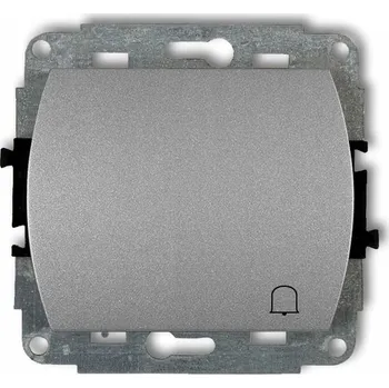 vypínač Jednopólový vypínač pod omítku Karlik stříbrný 7WP-4L