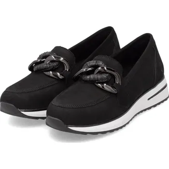 Dámská obuv Dámské kožené polobotky D1G11-02 Remonte černá Barva: schwarz, Velikost: 41