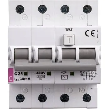 Proudový chránič Proudový chránič ETI Polam 230 V IP20 0 A