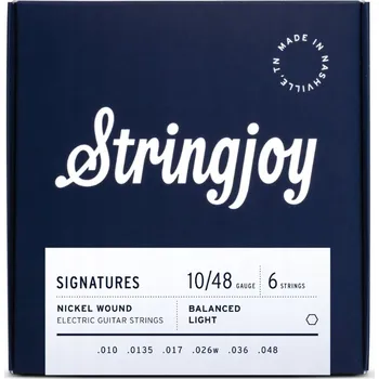 Struna pro kytaru a smyčcový nástroj Struny pro elektrickou kytaru Stringjoy SIGNATURES 10-48