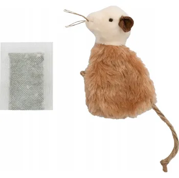 Hračka pro kočku Hračka Pet Nova hračka pro kočky se šantou kočičí myši 12 cm.