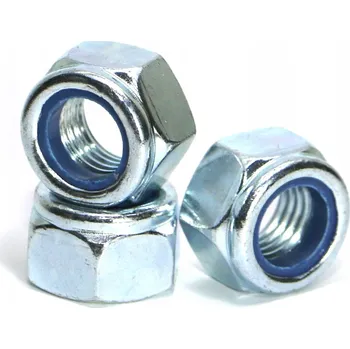 Matice Matice M6 samosvorná, třída 8, pozink, DIN 985, 1 kg