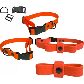 Obojek pro psa OBROŽA S MAŠLÍ PRO MALÉ PSY MĚKKÁ VODĚODOLNÁ BIOTHANE HEXA XL