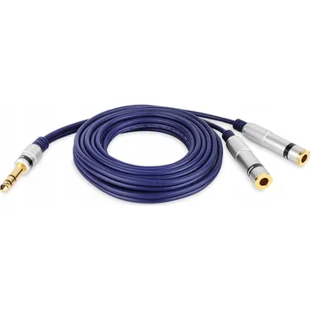 Audio kabel Kabel Vitalco MK77 jack (6,3 mm) – 2x jack (6,3 mm) 3 m