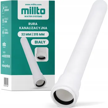 Kanalizační potrubí Kanalizační Trubka 32/315 mm pro vnitřní vodovodní potrubí PP