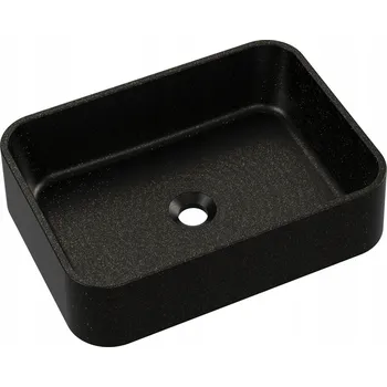 Umyvadlo Umyvadlo na desku obdélníkové Moderno Corso černé