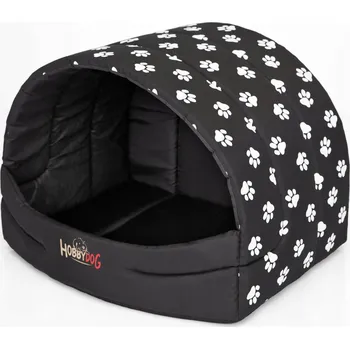 Pelíšek pro psa Bouda pro psa nebo kočku, pelíšek pro psa se stříškou 50 x 40 cm