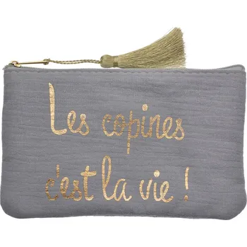 Kosmetická taška Clayre & Eef - Toaletní nebo kosmetická taštička LES COPINES JZTB0081BL