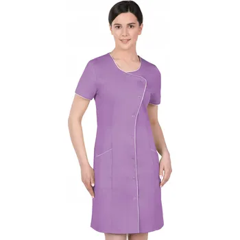 Dámské šaty 34 KOSMETICKÝ ZÁSTĚRA DÁMSKÁ ŠATY NA ZAPÍNÁNÍ 342