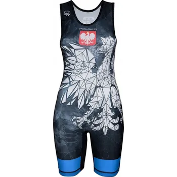 Podprsenka Dámský zápasnický trikot POLSKO CAMO MODRÝ L EXTREME HOBBY