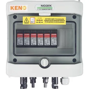 Rozvaděč KENO Rozvodná skříňka KENO SH-6 DC s přepěťovou ochranou 1000V typ 1 2x PV string 2x MPPT