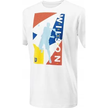CHLAPECKÉ TRIČKO WILSON GEO PLAY TECH TEE WH XS