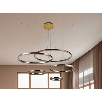 Nástěnné svítidlo LED závěsné svítidlo s dálkovým ovladačem 220W - J4372/G