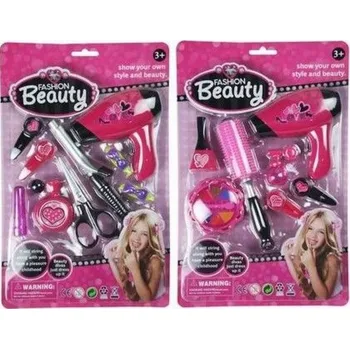 Dětská kuchyňka Alltoys Kadeřnice sada s fénem malým - s kulatým růžovým kartáčem