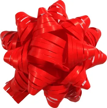 Dárková taška Hvězdice střední raphia Červená