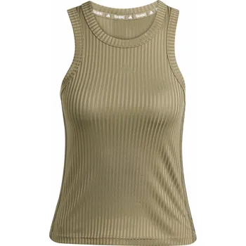 adidas All Gym Seasonal Rib tréninkové tílko - 0 - zelená - XS