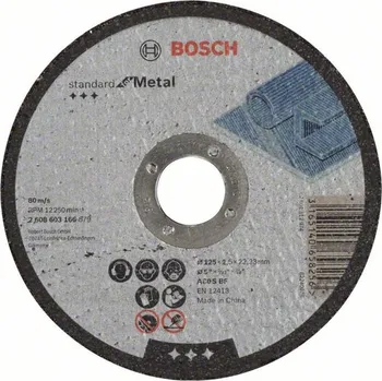 Brusný kotouč BOSCH Dělicí kotouč rovný Standard for Metal, 125x2,5 mm 2608603166 free_store_pickup