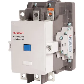 Stykač Stykač e.industrial.ukc.100.220, 100 A, 380 V, 1 rozpínací + 1 spínací kontakt