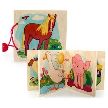 Hračka pro nejmenší Hess Obrázková kniha farma